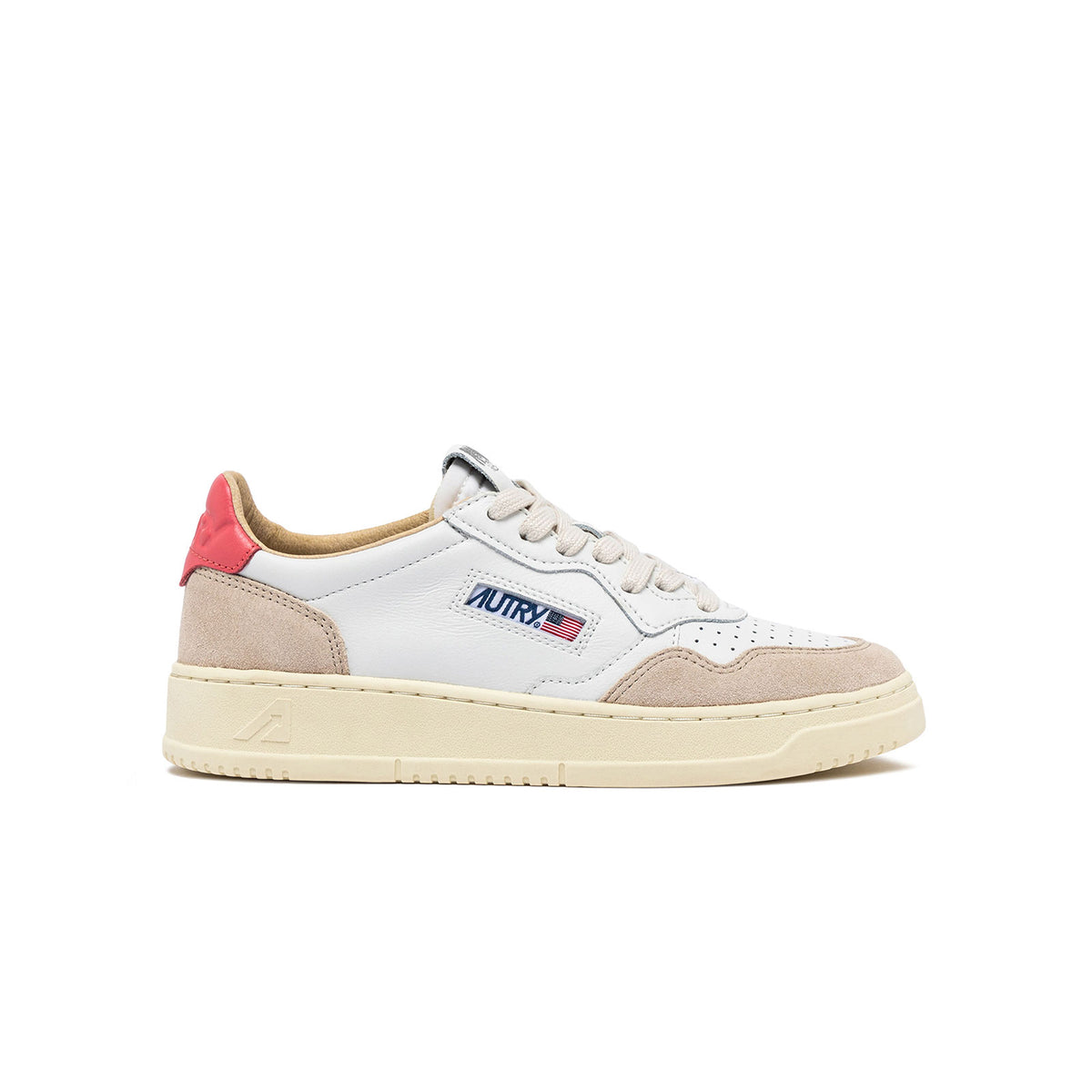 スニーカー AUTRY Women Sneakers AULW LS78WHT TEAROSE White Autry - Medalist Low - LS78 - White / Tea Rose – INKO