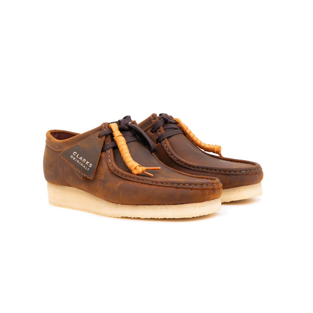 baskettes Clarks sneakers hommes - Wallabee - Beeswax 
