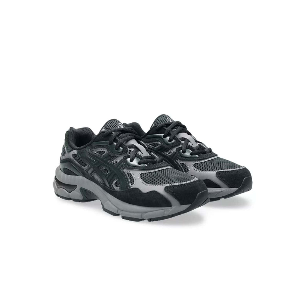 sneakers asics Gel-NYC enfants noires vue de trois quarts