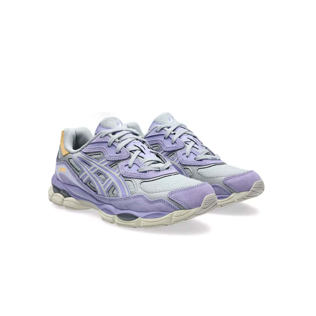 sneakers asics gel-NYC mauves vue de trois quarts