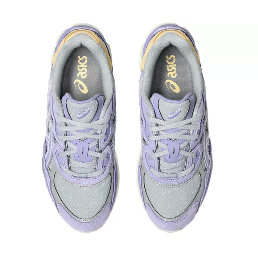 sneakers asics gel-NYC mauves vue du haut