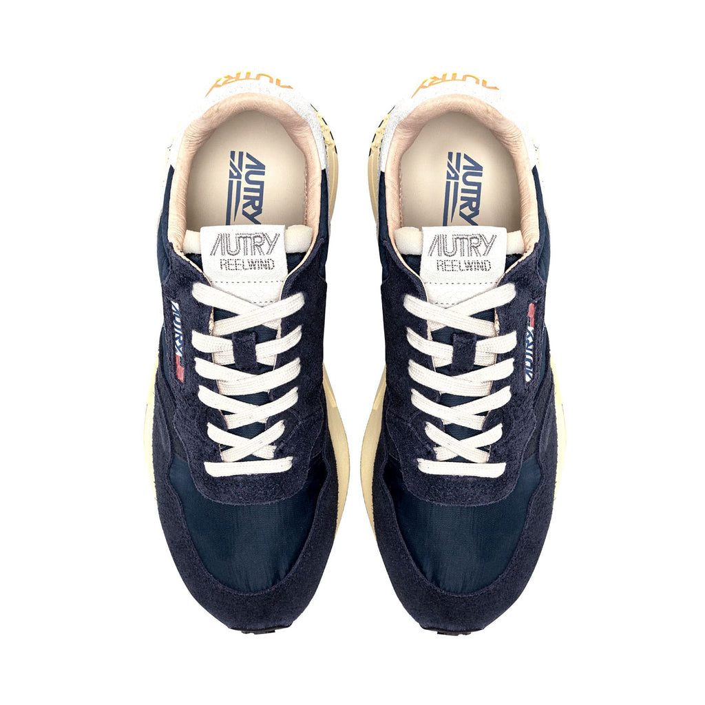 autry reelwind sneakers bleu foncé pour hommes vue du dessus