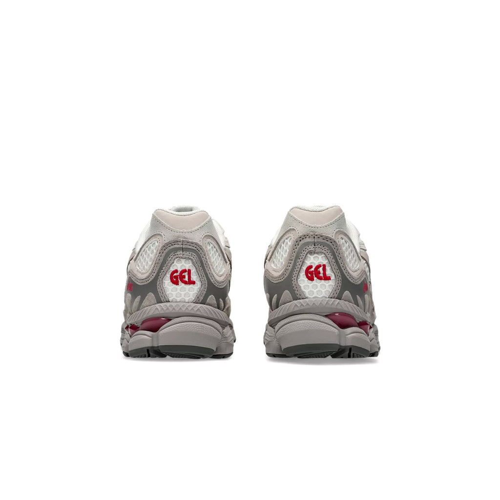 Back view of ASICS GEL-NYC 2055 showing heel tab and layered heel structure