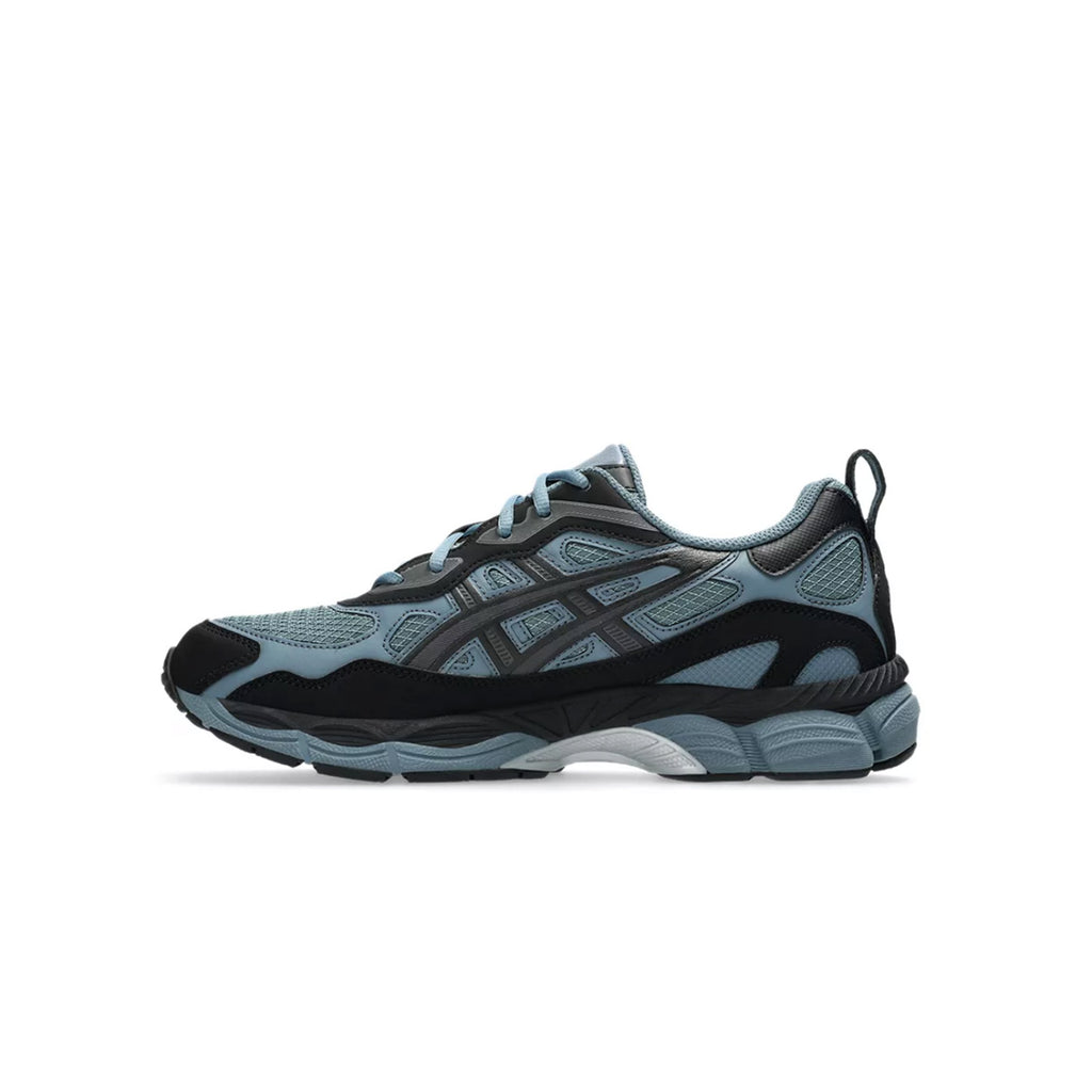 sneakers asics Gel-NYC noire et bleu pour hommes vue de l'intérieur