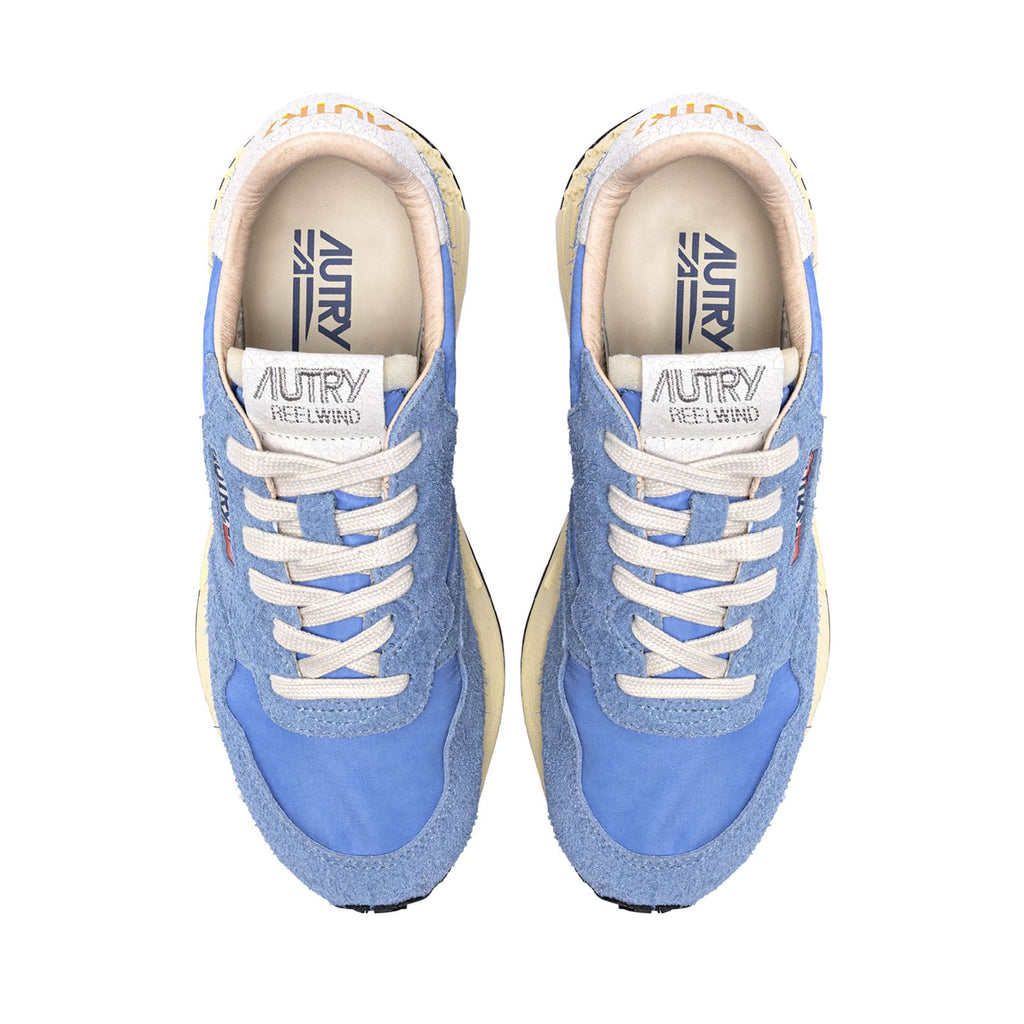 autry reelwind sneakers bleu clair pour femmes vue du dessus