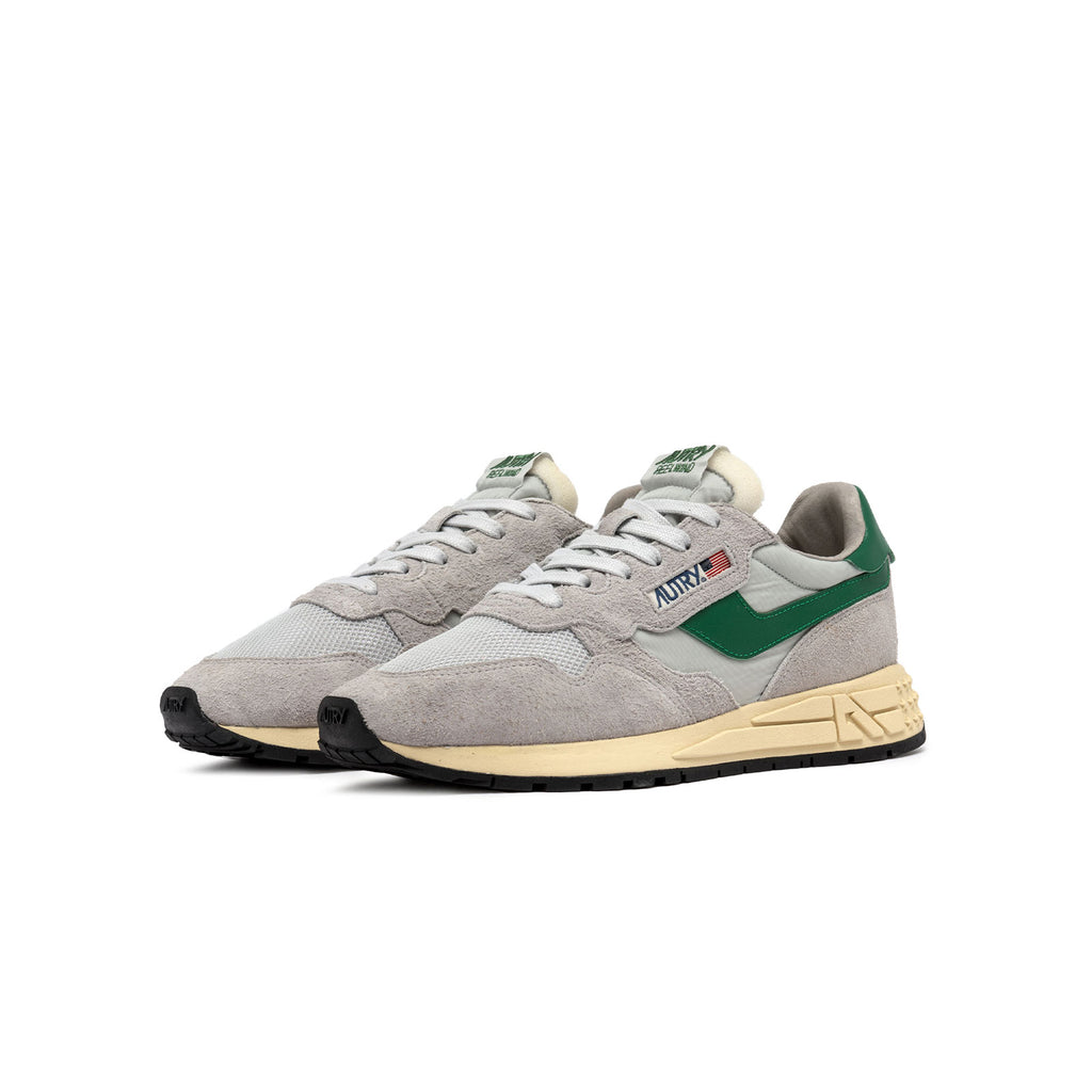 Reelwind Grey and Green Autry Sneakers 