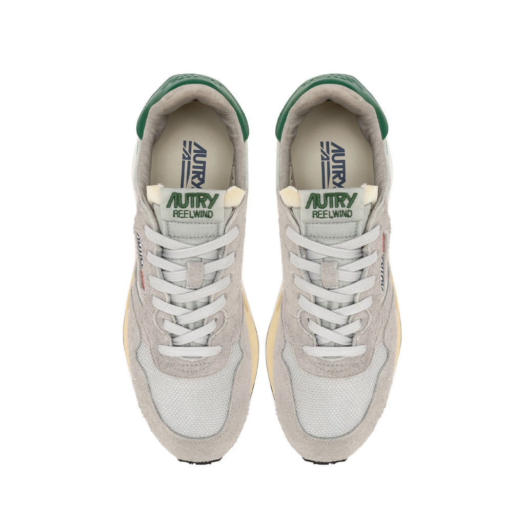 Reelwind Grey and Green Autry Sneakers 