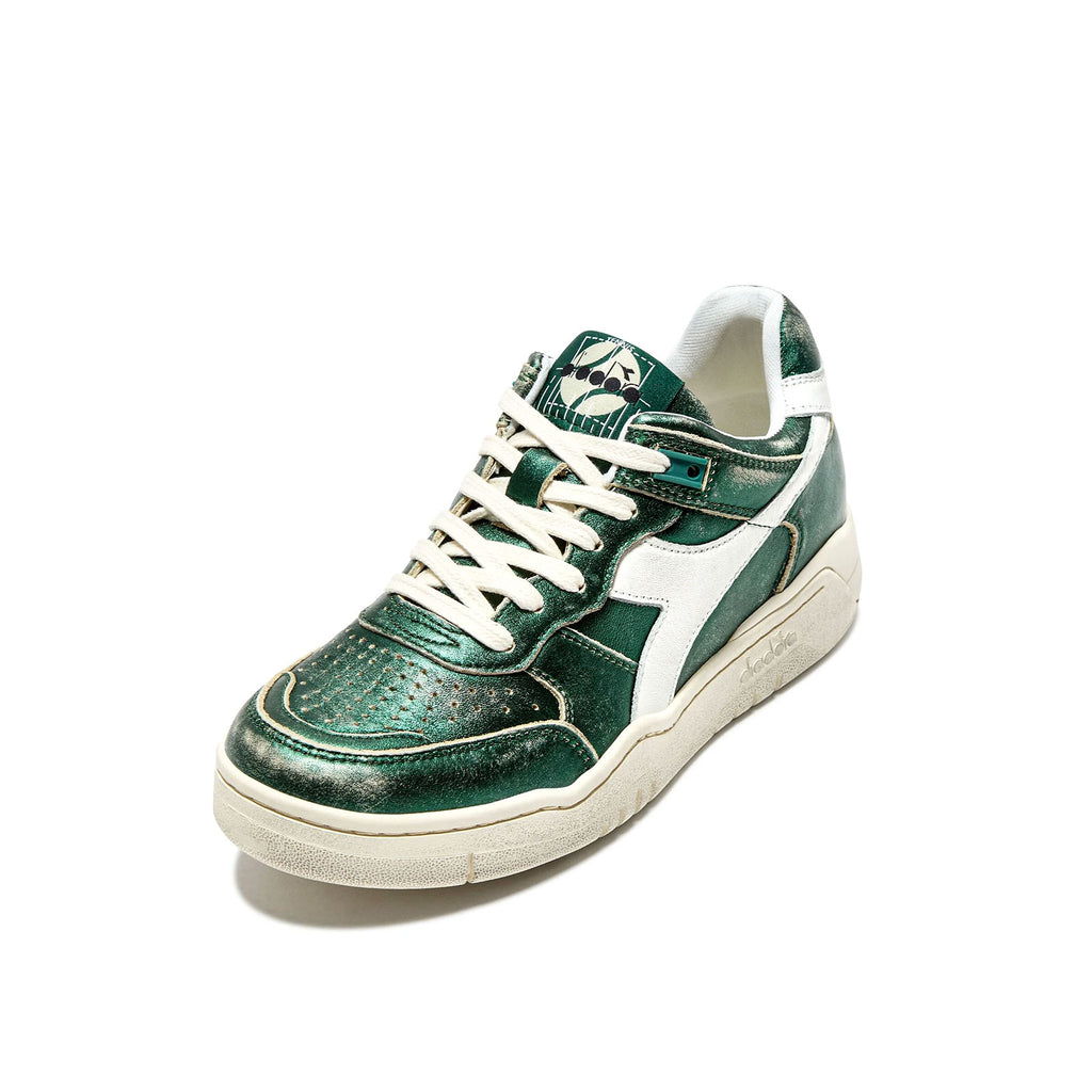 Sneakers Diadora Heritage B560 Metal Green for women left foot