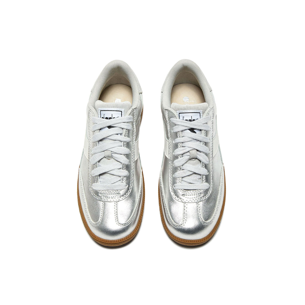 Sneakers Diadora trainer metallic silver