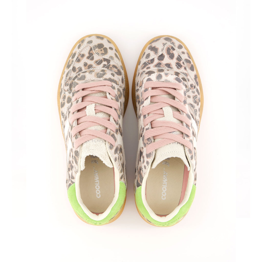 baskets coolway gazelle campus sneakers leopard