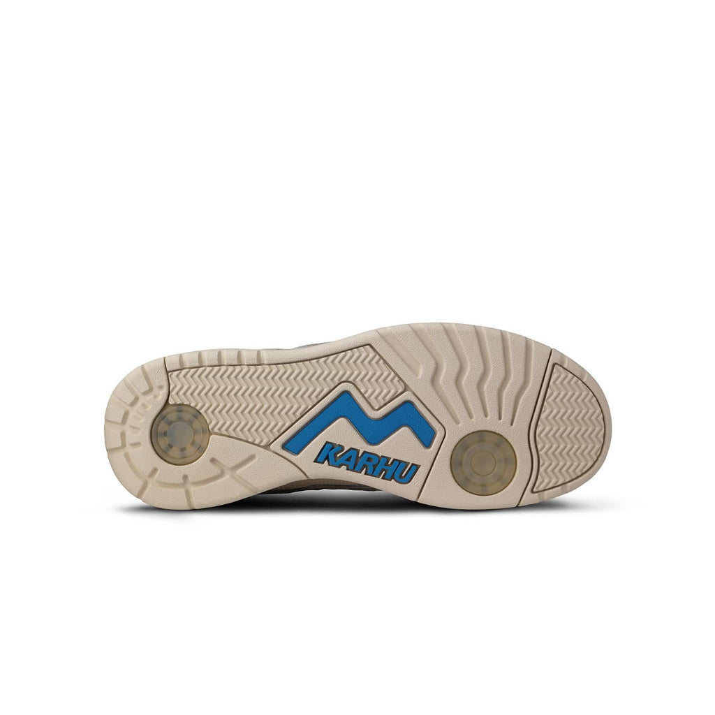 Karhu fusion XT Sneakers brunes et bleu pour hommes vue de la semelle