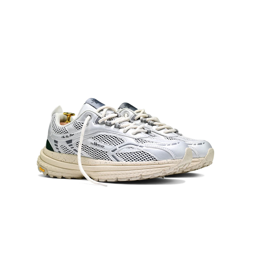 sustainable Sneakers Mercer silver for women with vibram sole