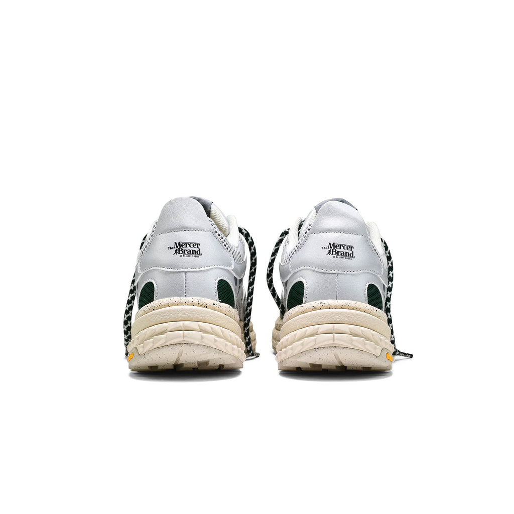 sustainable Sneakers Mercer silver for women back view