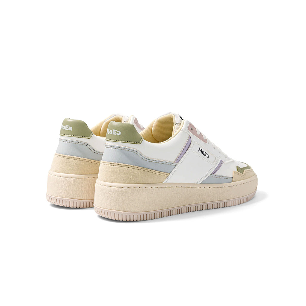 moea vegan pastel sneakers for women back view