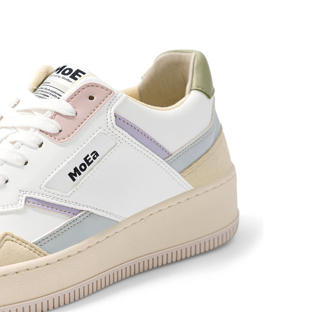 moea vegan pastel sneakers for women details view