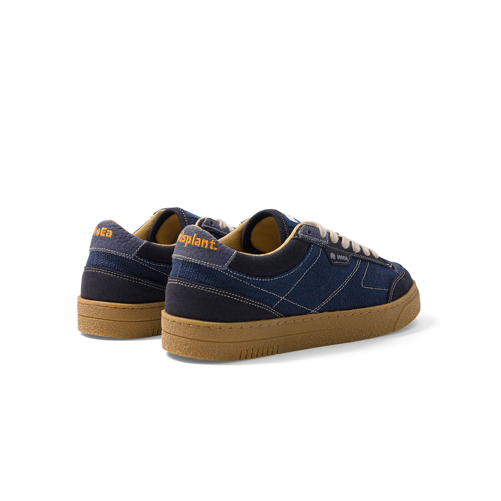 MoEa gen 3 men vegan sneakers blue back view