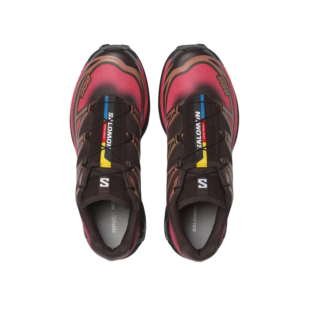 baskets salomon sneakers hommes XT-6 Skyline dégradé rose vue du dessus