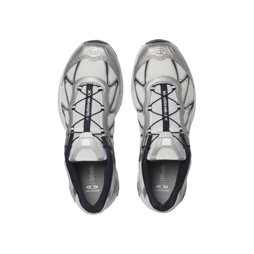 baskets salomon sneakers femmes XT Whisper grises vue du dessus