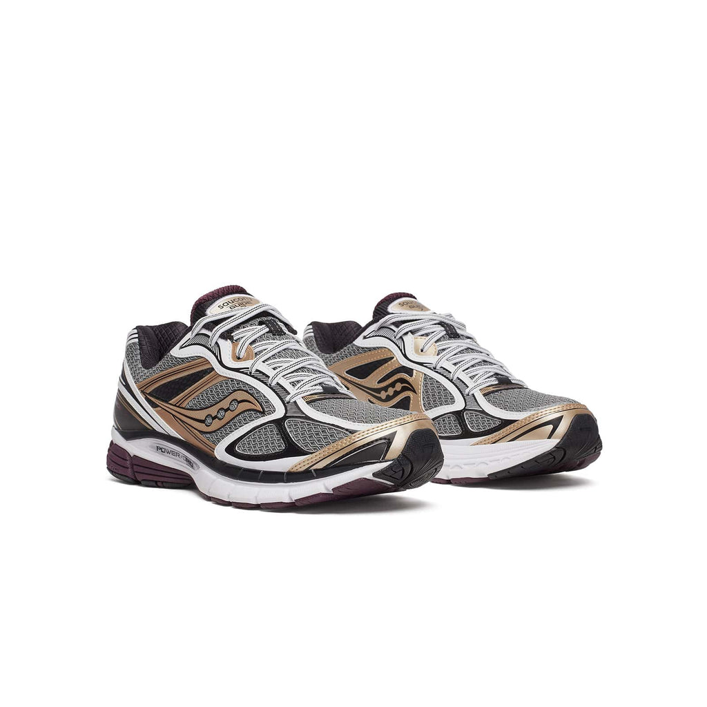 Saucony ProGrid Guide 7 white bronze running shoe for women with ProGrid cushioning