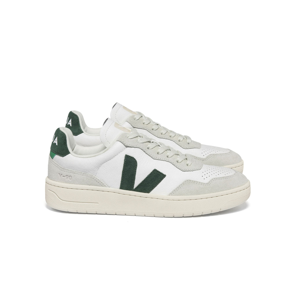 Veja v-90 sustainable sneakers for women and men in green