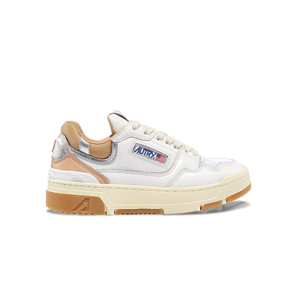 Sneakers femmes AUTRY - CLC Rookie Low - MM23 - Multico / White / Silver / Candging