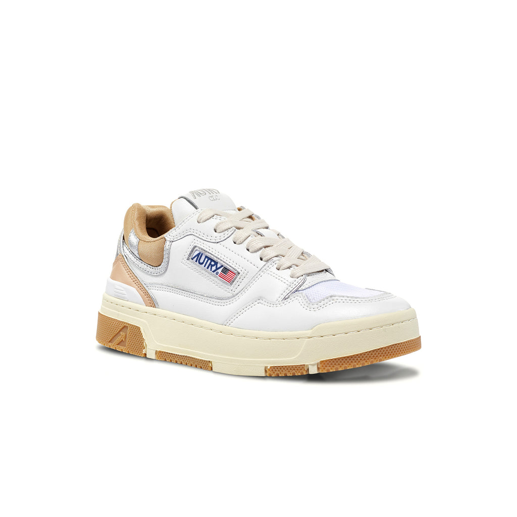 Sneakers femmes AUTRY - CLC Rookie Low - MM23 - Multico / White / Silver / Candging