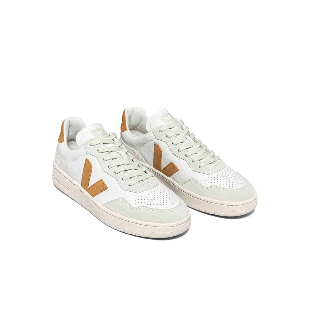 baskettes écologiques VEJA sneakers V-90 White / Umber