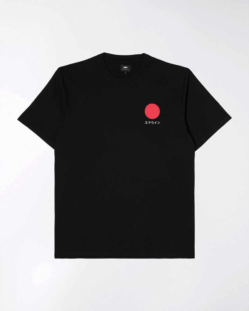 EDWIN - Japanese Sun T-Shirt - Black Garment Face