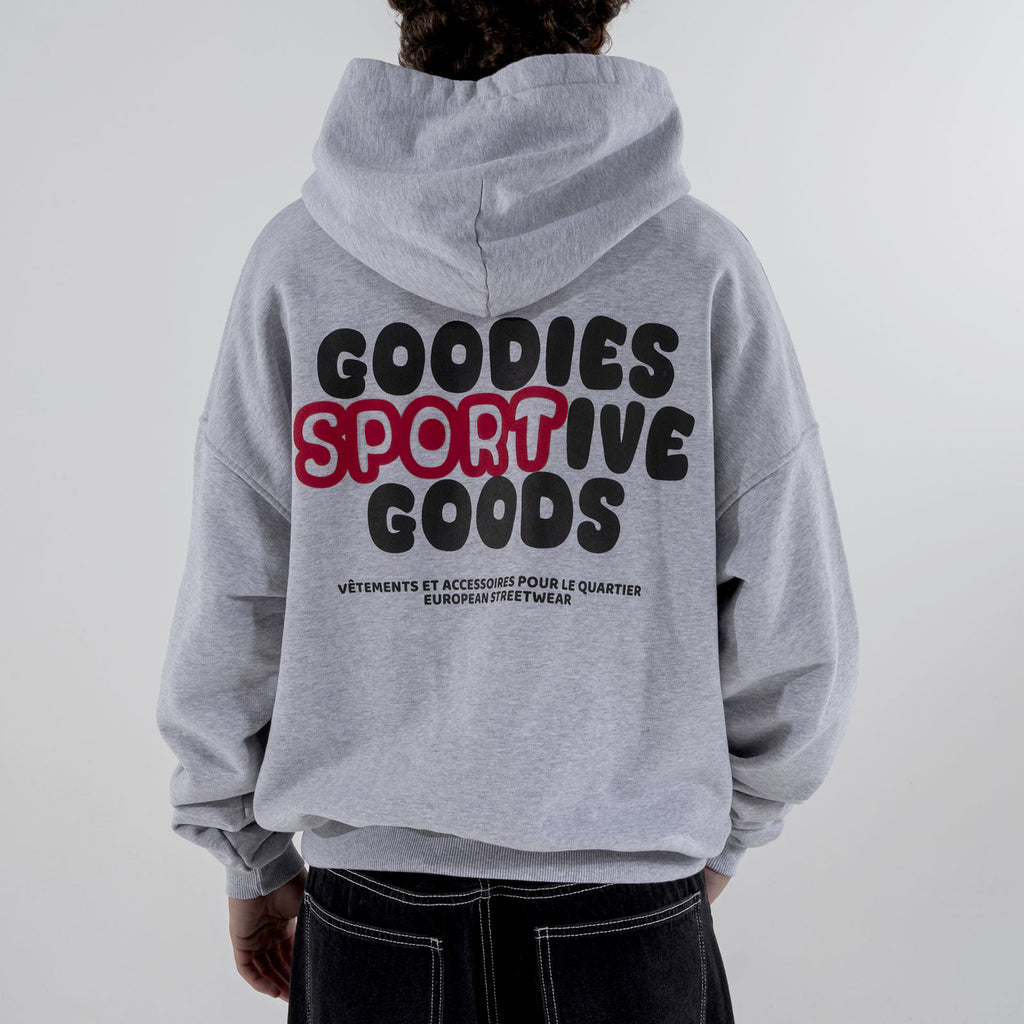 goodies sportive Goods Vigore Hoodie pour hommes porté vu de dos