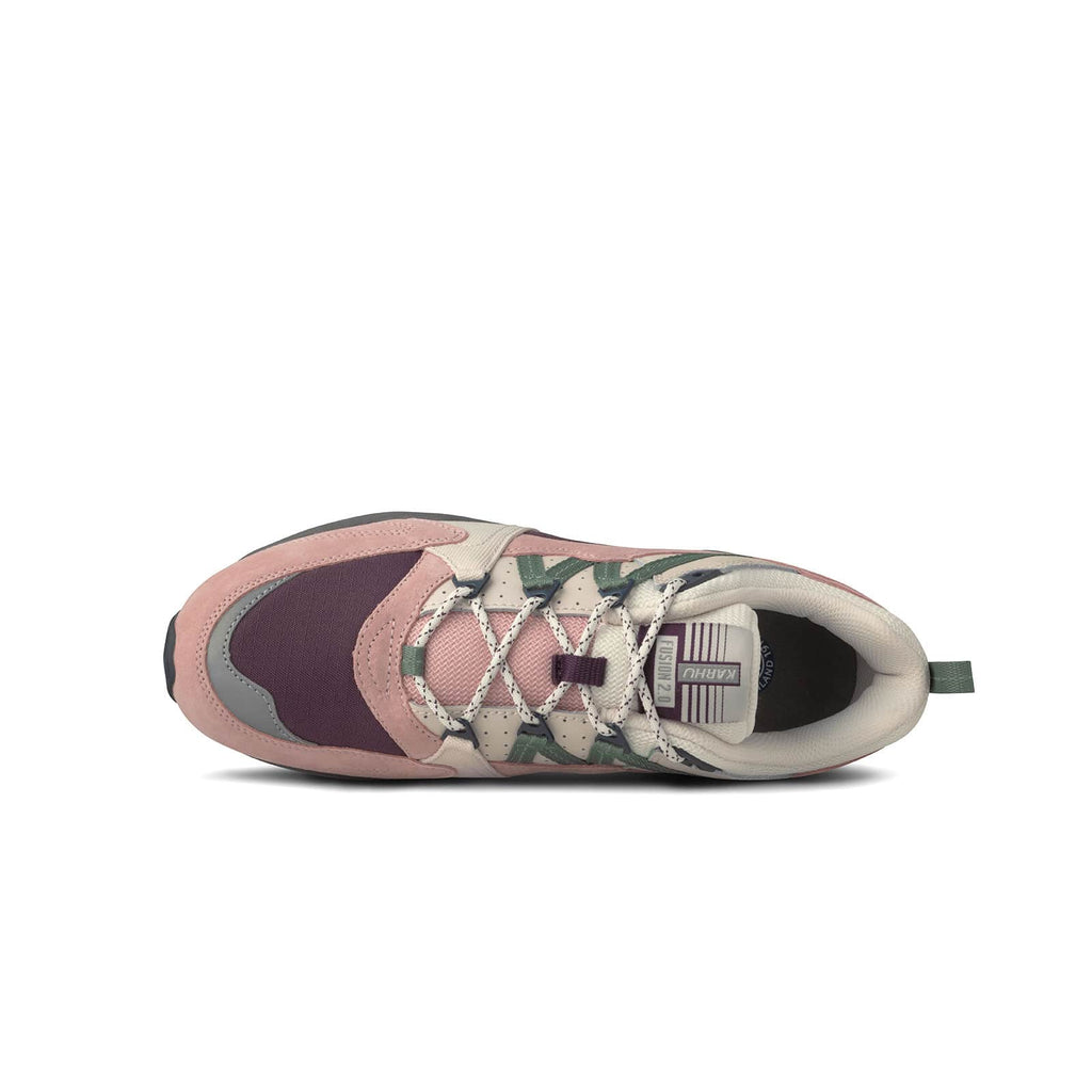 baskets karhu roses vue du dessus