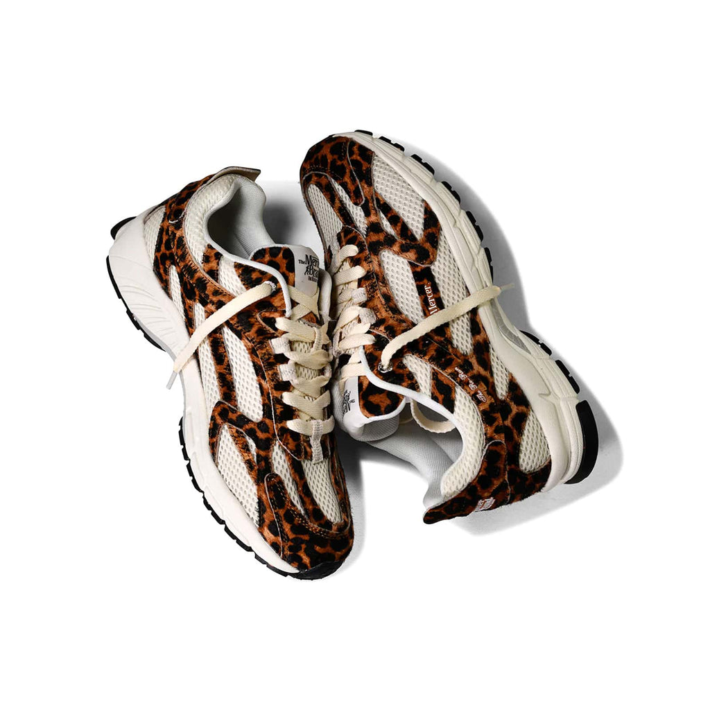 Sneakers Mercer Amsterdam femmes leopard vue du haut