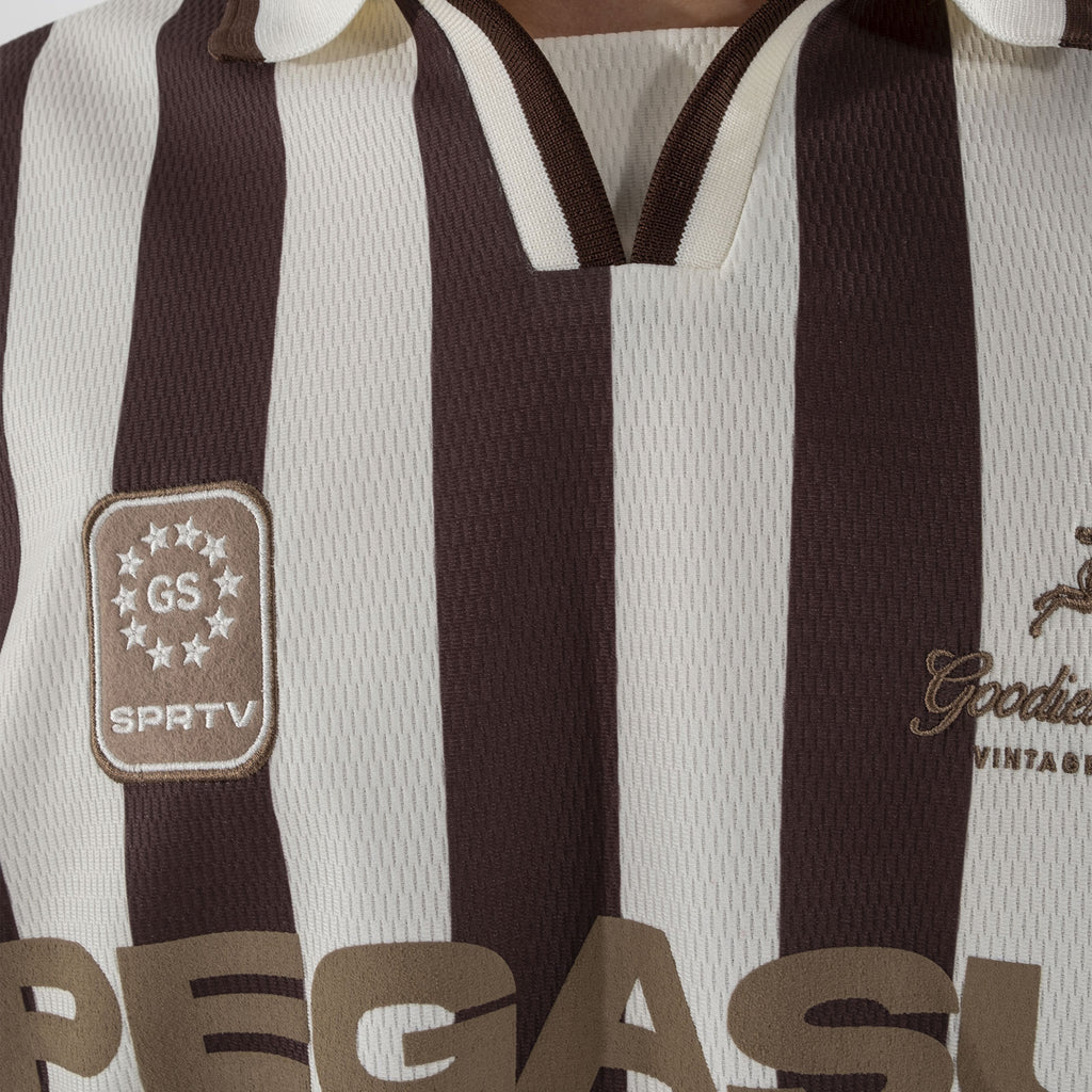 Goodies Sportive Cocoa Vintage Football Brown Tee for men details