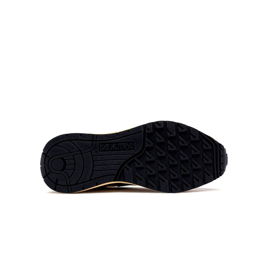 sneakers reelwind autry beige et verte vue de la semelle