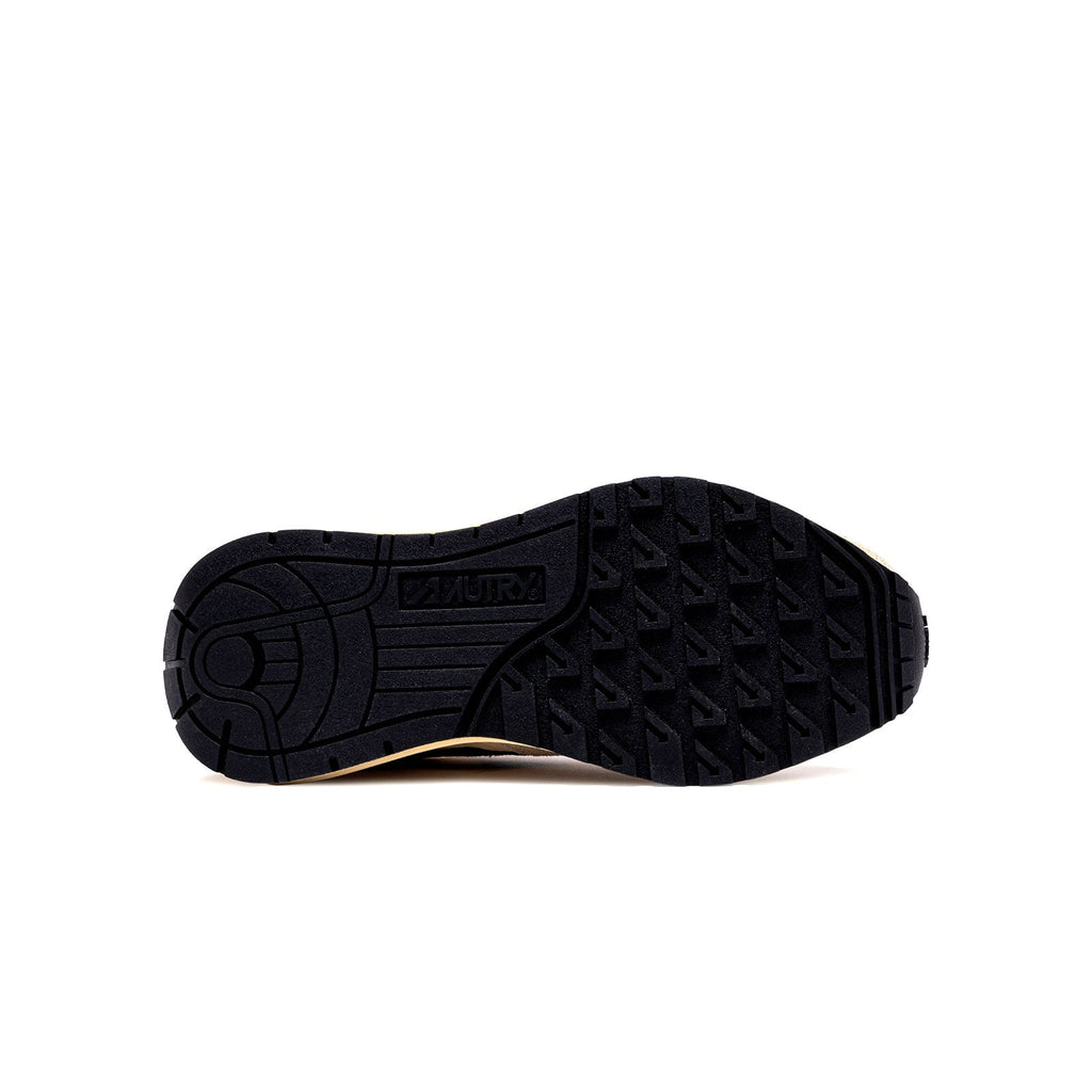 autry reelwind sneakers beiges et bleu pour hommes vue de la semelle