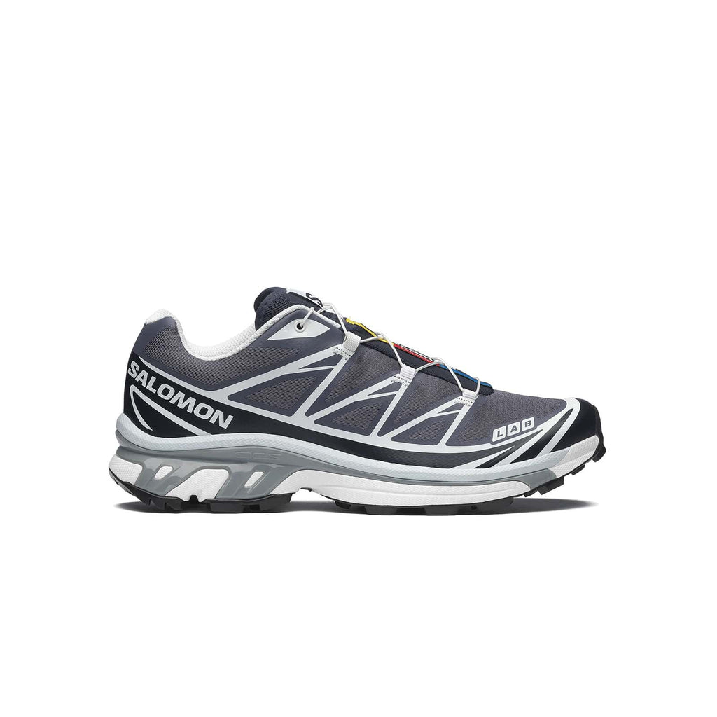sneakers salomon XT-6 hommes et femmes grises vue de profil