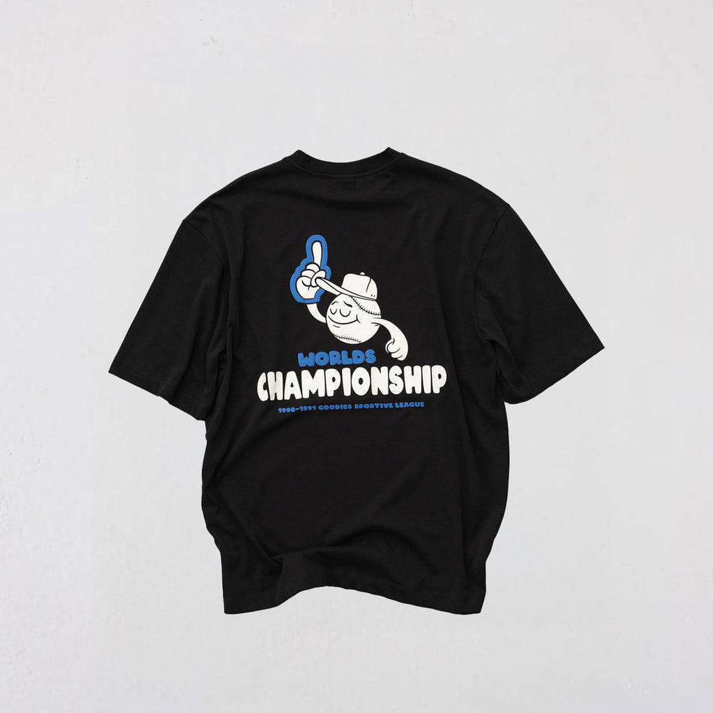 Goodies Sportive championship black tee for men back