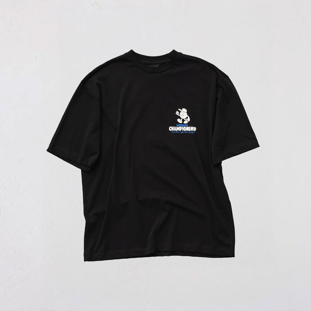 Goodies Sportive championship black tee for men