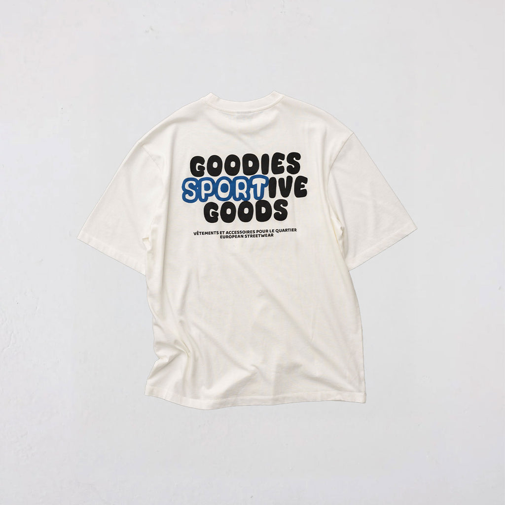 Goodies sportive goods t-shirt blanc de dos