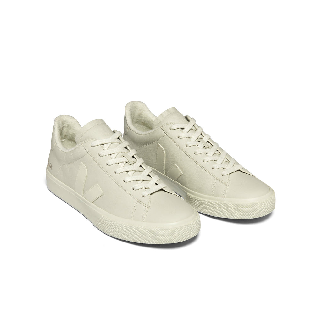 VEJA sustainable sneakers - Campo winter Chromefree Leather - Full Pierre monochrome