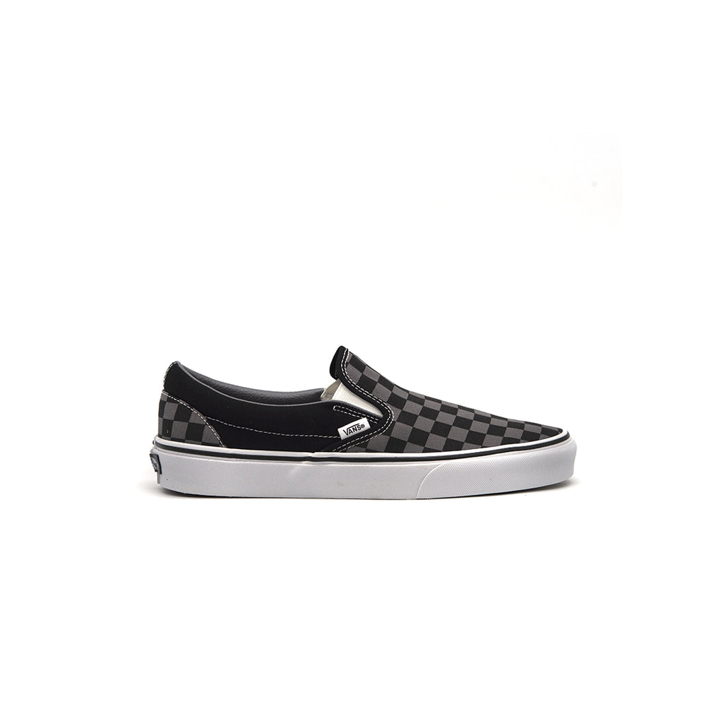 Classic Slip-On - Black / Pewter Checkerboard