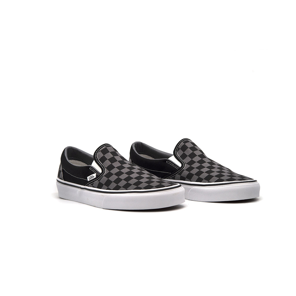 Classic Slip-On - Black / Pewter Checkerboard